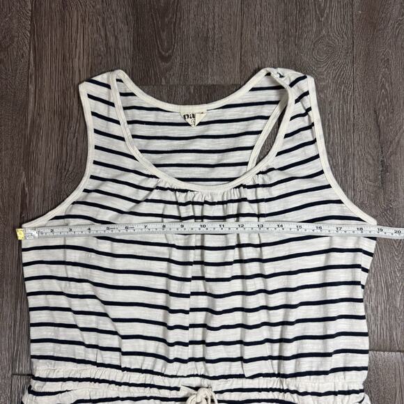 Pact Organic Cotton Relaxed Slub Tank Maxi Dress Cornflower Large - Picture 7 of 10